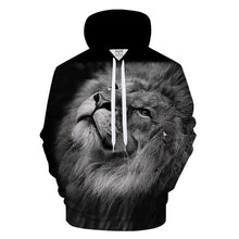 Load image into Gallery viewer, Fashion lion hooded shirts men/women printed 3d hoodies