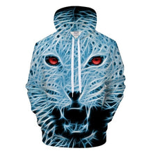 Load image into Gallery viewer, Fashion lion hooded shirts men/women printed 3d hoodies