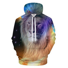 Load image into Gallery viewer, Fashion lion hooded shirts men/women printed 3d hoodies