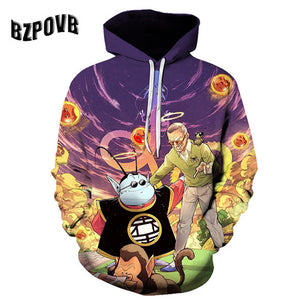 Dragon ball Z spring sweatshirt 3D hoodie