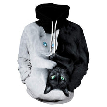Load image into Gallery viewer, 2018 autumn and winter new brand unisex sweatshirt 3D skull HD print casual fashion hooded hoodie.