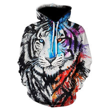 Load image into Gallery viewer, 2018 autumn and winter new brand unisex sweatshirt 3D skull HD print casual fashion hooded hoodie.