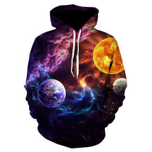 Load image into Gallery viewer, 2018 autumn and winter new brand unisex sweatshirt 3D skull HD print casual fashion hooded hoodie.