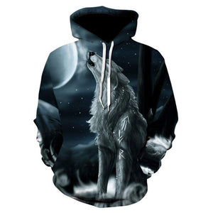2018 new fashion hoodie men's autumn and winter 3D casual  sweatshirt