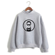 Load image into Gallery viewer, Karl Lagerfeld Famous Designer Turtleneck Sweatshirts High Quality K-Pop Oversize Hip-Hop Women/men Printed Fashion Sweatshirts