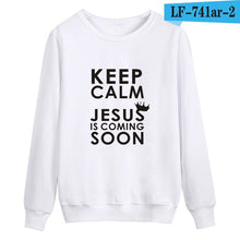 Load image into Gallery viewer, Keep Calm Jesus is coming Christian  Sweatshirt Men&amp;Woman
