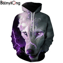 Load image into Gallery viewer, 3D  Wolf Sweatshirts