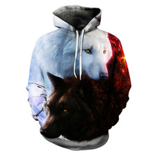 Load image into Gallery viewer, Wolf 3D Men Sweatshirts
