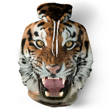 Load image into Gallery viewer, 3D Tiger Lion SWEATSHİRT