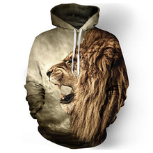 Load image into Gallery viewer, 3D Tiger Lion SWEATSHİRT