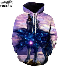 Load image into Gallery viewer, Wolf Printed  Men 3D Sweatshirt