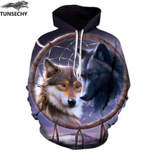 Load image into Gallery viewer, Wolf Printed  Men 3D Sweatshirt