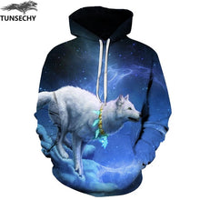 Load image into Gallery viewer, Wolf Printed  Men 3D Sweatshirt