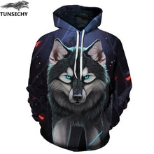 Load image into Gallery viewer, Wolf Printed  Men 3D Sweatshirt