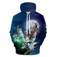 Load image into Gallery viewer, Wolf  Streetwear Sweatshirt