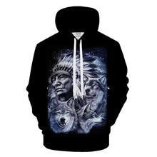 Load image into Gallery viewer, Wolf  Streetwear Sweatshirt
