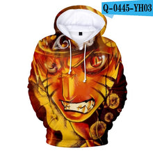 Load image into Gallery viewer, 2018 Fashion Animation Naruto 3D Hoodies Men/women