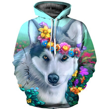 Load image into Gallery viewer, 3D Wolf SWEATSHİRT