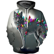 Load image into Gallery viewer, 3D Wolf SWEATSHİRT