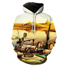Load image into Gallery viewer, 3D Print Fire Tiger Animal  Sweatshirt