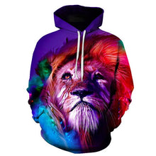 Load image into Gallery viewer, 3D Print Fire Tiger Animal  Sweatshirt