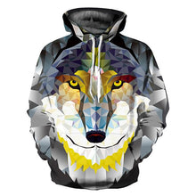 Load image into Gallery viewer, 3D WOLF HOODİE
