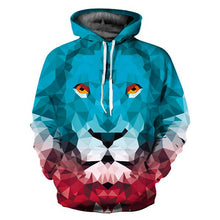 Load image into Gallery viewer, 3D WOLF HOODİE