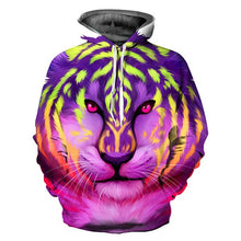 Load image into Gallery viewer, 3D WOLF HOODİE