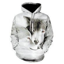 Load image into Gallery viewer, 3D wolf head  Sweatshirt
