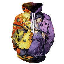 Load image into Gallery viewer, Hot Anime Naruto Sasuke Kakashi 3D HoodiesMen/women