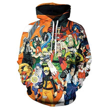 Load image into Gallery viewer, Hot Anime Naruto Sasuke Kakashi 3D HoodiesMen/women