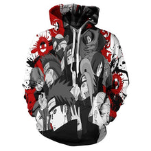 Load image into Gallery viewer, Hot Anime Naruto Sasuke Kakashi 3D HoodiesMen/women