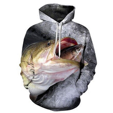 Load image into Gallery viewer, Fish Printed Hoodies Sweatshirts Men Women Tracksuits 3d Pullover Fashion Hoody Casual Drop Ship s-6xl