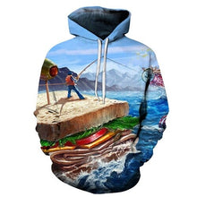 Load image into Gallery viewer, Fish Printed Hoodies Sweatshirts Men Women Tracksuits 3d Pullover Fashion Hoody Casual Drop Ship s-6xl