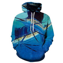Load image into Gallery viewer, Fish Printed Hoodies Sweatshirts Men Women Tracksuits 3d Pullover Fashion Hoody Casual Drop Ship s-6xl