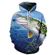 Load image into Gallery viewer, Fish Printed Hoodies Sweatshirts Men Women Tracksuits 3d Pullover Fashion Hoody Casual Drop Ship s-6xl