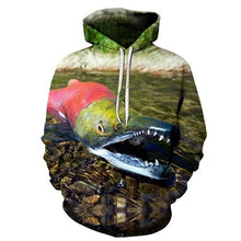 Load image into Gallery viewer, Fish Printed Hoodies Sweatshirts Men Women Tracksuits 3d Pullover Fashion Hoody Casual Drop Ship s-6xl