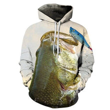 Load image into Gallery viewer, Fish Printed Hoodies Sweatshirts Men Women Tracksuits 3d Pullover Fashion Hoody Casual Drop Ship s-6xl
