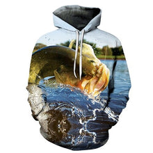 Load image into Gallery viewer, Fish Printed Hoodies Sweatshirts Men Women Tracksuits 3d Pullover Fashion Hoody Casual Drop Ship s-6xl
