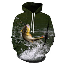 Load image into Gallery viewer, Fish Printed Hoodies Sweatshirts Men Women Tracksuits 3d Pullover Fashion Hoody Casual Drop Ship s-6xl