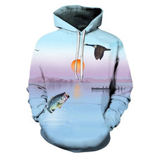 Load image into Gallery viewer, Fish Printed Hoodies Sweatshirts Men Women Tracksuits 3d Pullover Fashion Hoody Casual Drop Ship s-6xl