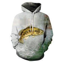 Load image into Gallery viewer, Fish Printed Hoodies Sweatshirts Men Women Tracksuits 3d Pullover Fashion Hoody Casual Drop Ship s-6xl