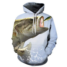 Load image into Gallery viewer, Fish Printed Hoodies Sweatshirts Men Women Tracksuits 3d Pullover Fashion Hoody Casual Drop Ship s-6xl
